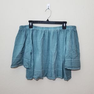 Young, Fabulous, and Broke Perris Off the Shoulder Top